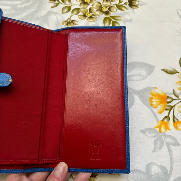 Tusk Blue Trifold Wallet - Picture 6 of 10